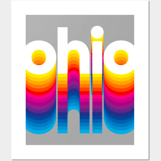 Buckeye State Pride - Rainbow Design I Love Ohio design Posters and Art